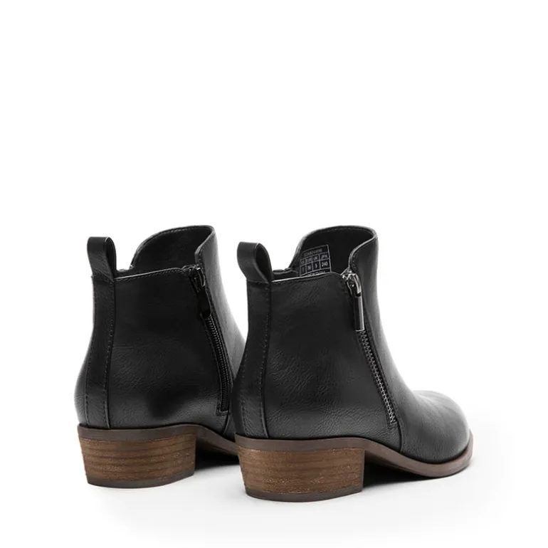 Comfortable Low Heel Ankle Boots
