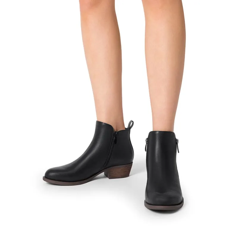 Comfortable Low Heel Ankle Boots