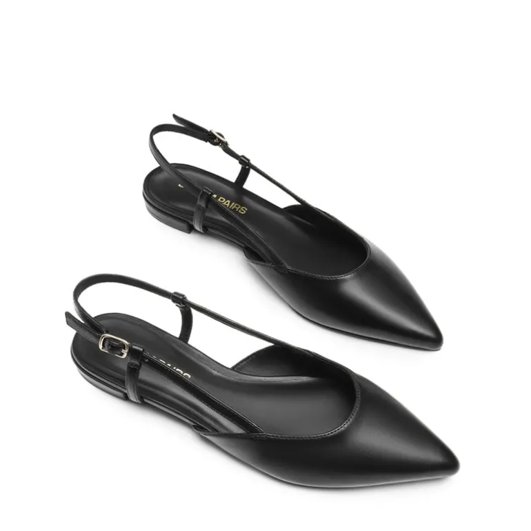Comfortable Pointed-Toe Slingback Flats