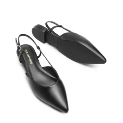 Comfortable Pointed-Toe Slingback Flats