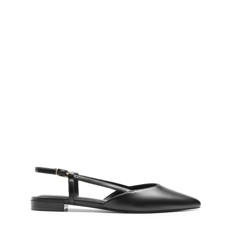 Comfortable Pointed-Toe Slingback Flats