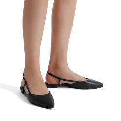 Comfortable Pointed-Toe Slingback Flats