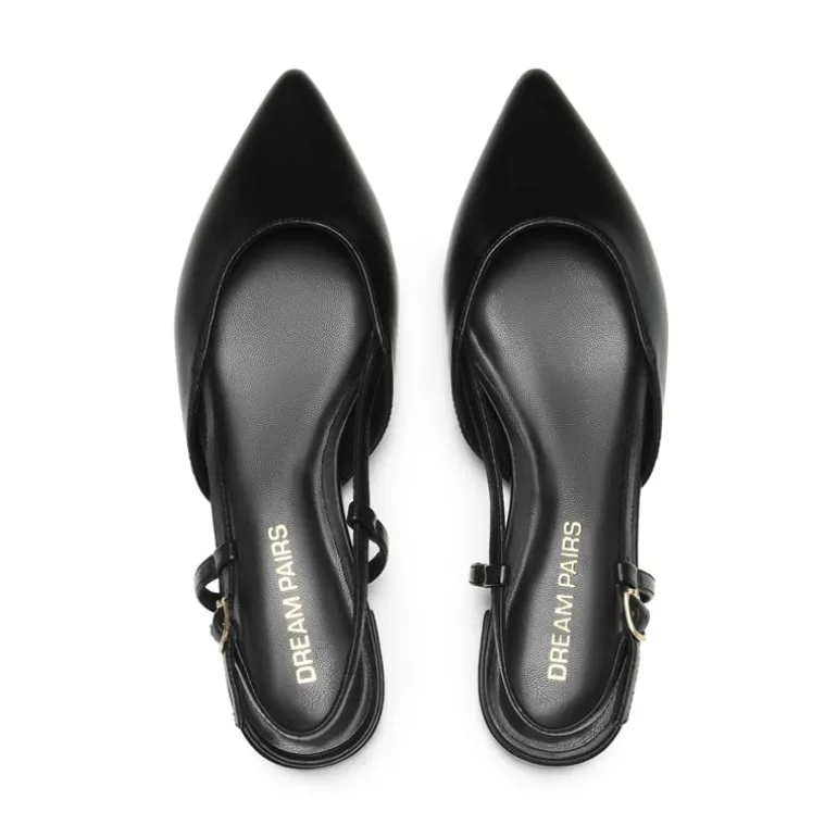 Comfortable Pointed-Toe Slingback Flats