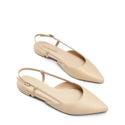 Comfortable Pointed-Toe Slingback Flats