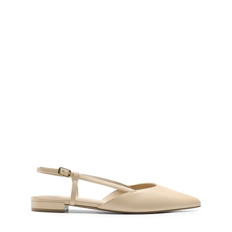 Comfortable Pointed-Toe Slingback Flats