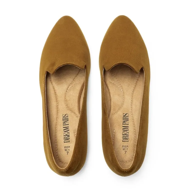 Comfortable Pointed Toe Slip On Loafers