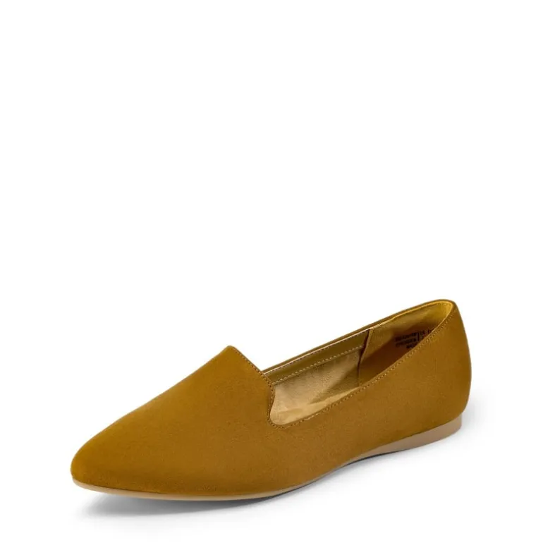 Comfortable Pointed Toe Slip On Loafers