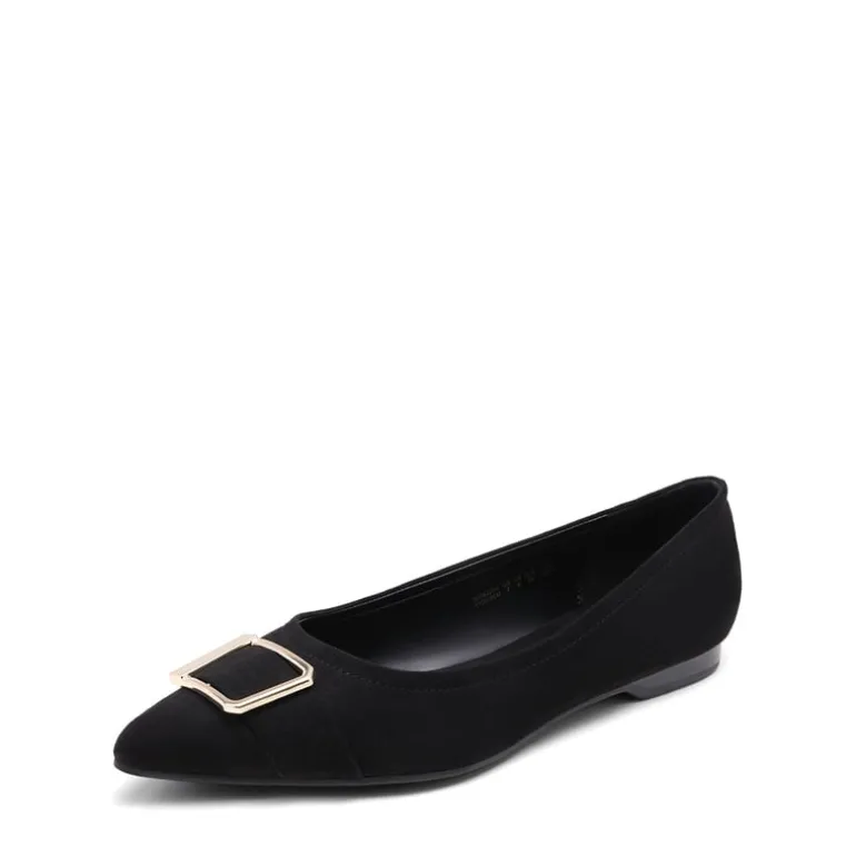 Comfortable Pointed Toe Slip-On Ballet Flats