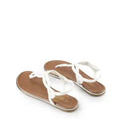 Comfortable T-Strap Thong Flat Sandals