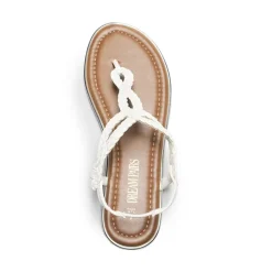Comfortable T-Strap Thong Flat Sandals