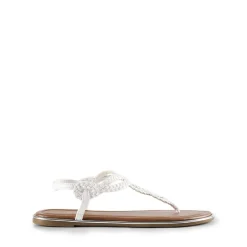Comfortable T-Strap Thong Flat Sandals