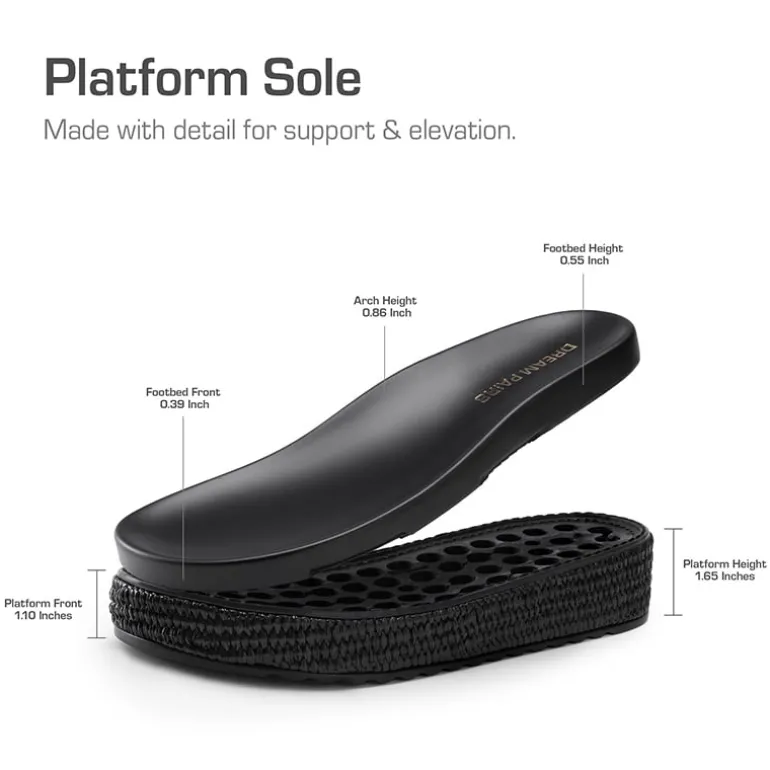 Comfort Arch Support Platform Casual Sandals