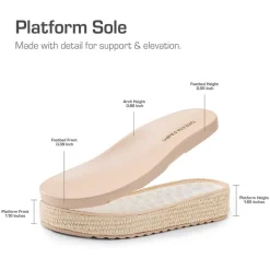 Comfort Arch Support Platform Casual Sandals