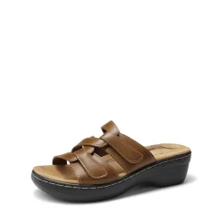 Comfort Arch Support Wedge Slide Sandals