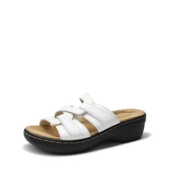 Comfort Arch Support Wedge Slide Sandals
