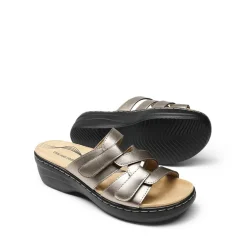 Comfort Arch Support Wedge Slide Sandals