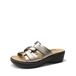 Comfort Arch Support Wedge Slide Sandals