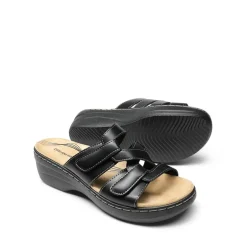 Comfort Arch Support Wedge Slide Sandals