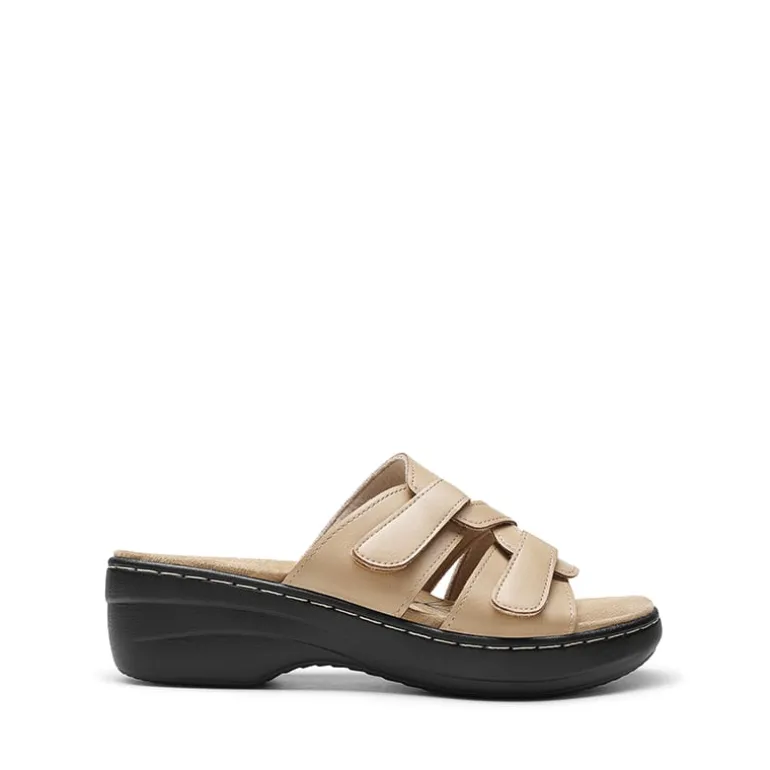 Comfort Arch Support Wedge Slide Sandals