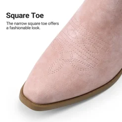 Comfort Square-toe Knee-high Cowboy Boots