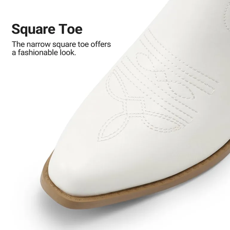 Comfort Square-toe Knee-high Cowboy Boots
