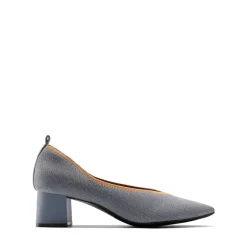 Comfy Chunky Heel Knit Pumps