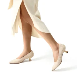 Comfy Low Heel Pumps