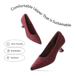 Comfy Low Heel Pumps
