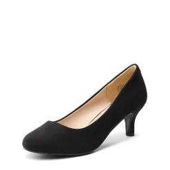 Comfy Round Toe Low Heel Pumps