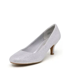 Comfy Round Toe Low Heel Pumps