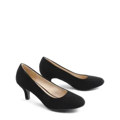 Comfy Round Toe Low Heel Pumps