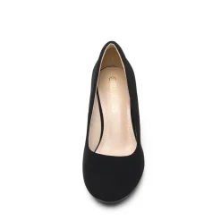 Comfy Round Toe Low Heel Pumps