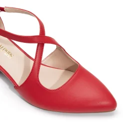 Criss-Cross Chunky Heel Pumps