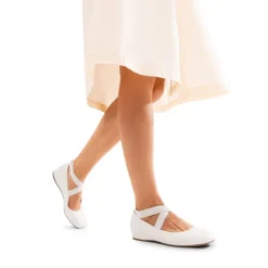 Criss Cross Elastic Ankle Strap Flats