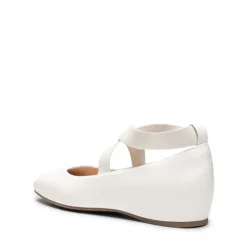 Criss Cross Elastic Ankle Strap Flats
