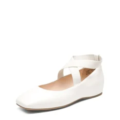 Criss Cross Elastic Ankle Strap Flats