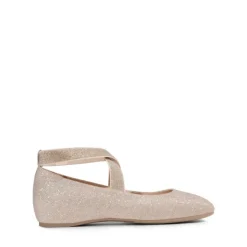 Criss Cross Elastic Ankle Strap Flats