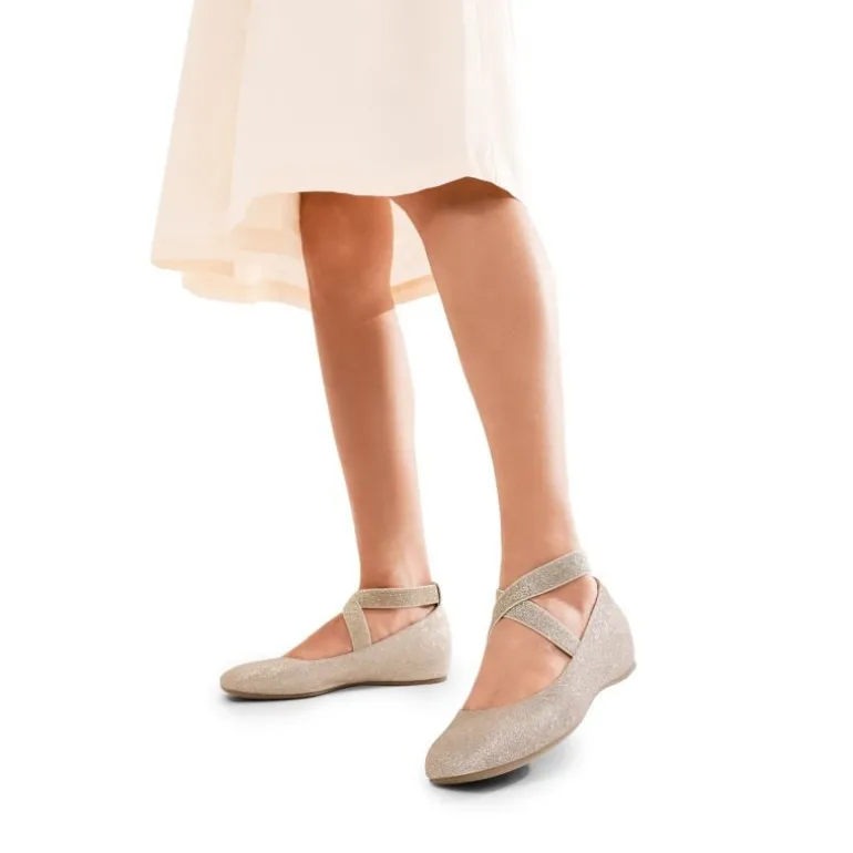 Criss Cross Elastic Ankle Strap Flats