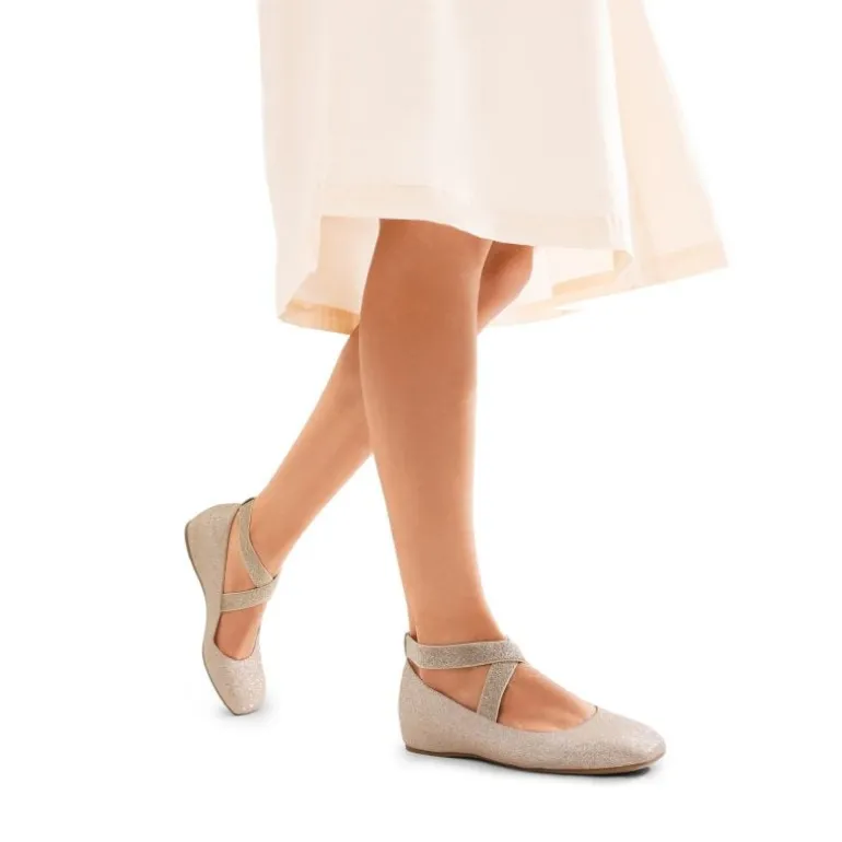 Criss Cross Elastic Ankle Strap Flats