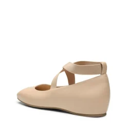 Criss Cross Elastic Ankle Strap Flats