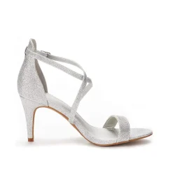 Criss Cross Stiletto Pump Heels Sandals