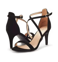 Criss Cross Stiletto Pump Heels Sandals