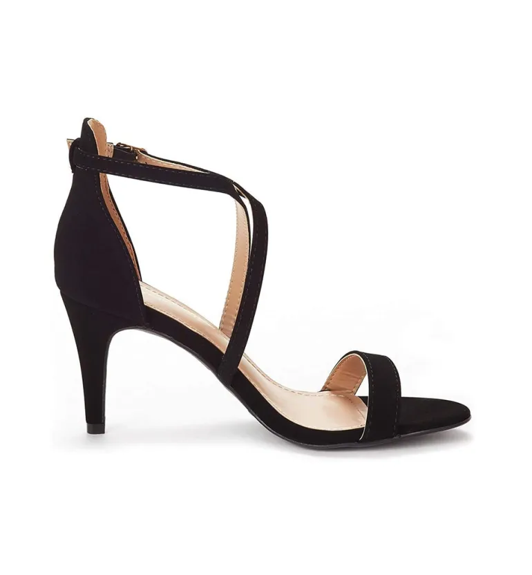 Criss Cross Stiletto Pump Heels Sandals