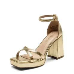 Crisscross Straps Platform Sandals