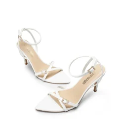 Criss-Cross Strap Stiletto Heel Sandals
