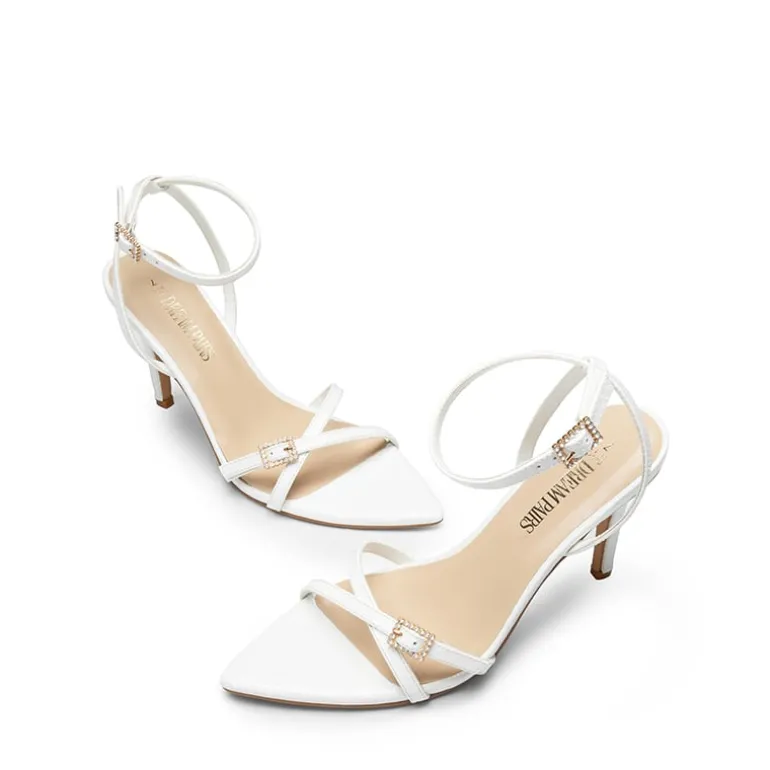 Criss-Cross Strap Stiletto Heel Sandals