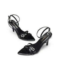 Criss-Cross Strap Stiletto Heel Sandals