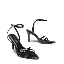 Criss-Cross Strap Stiletto Heel Sandals