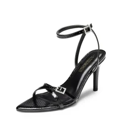 Criss-Cross Strap Stiletto Heel Sandals