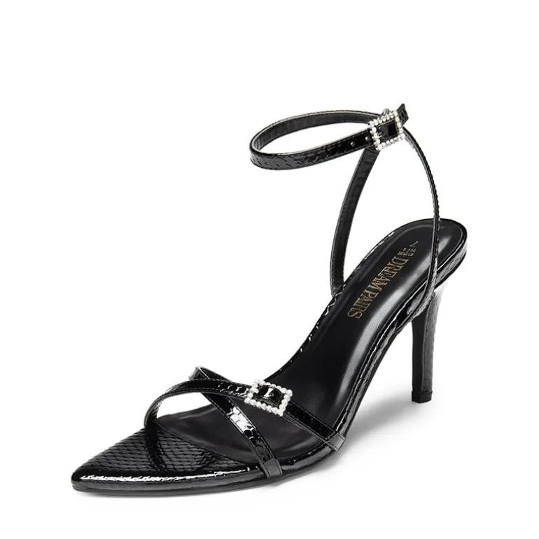 Criss-Cross Strap Stiletto Heel Sandals